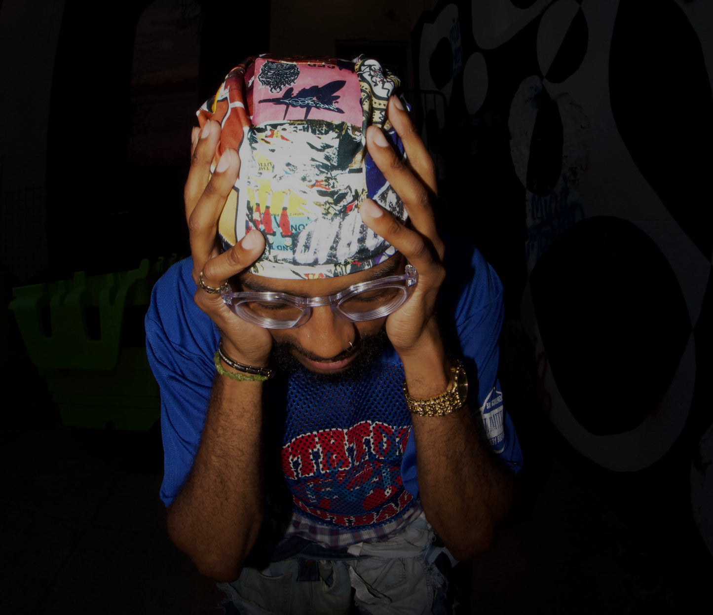Graffiti Skull Cap